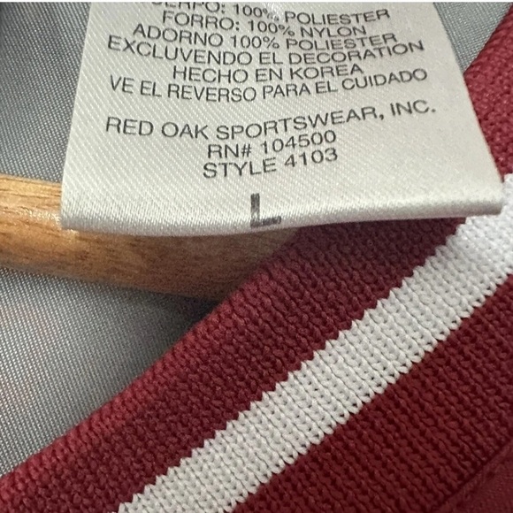 Alabama Crimson Tide UAB Men’s Lined Pull Over Vest Large Bama College Football - Picture 6 of 9